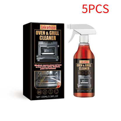 Heavy Duty Oven & Grill Cleaner Foam Spray Kitchen Grease Remover Spray for BBQ Stove and Kitchen Surfaces Easy Clean